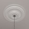 Ekena Millwork Traditional Ceiling Medallion (Fits Canopies up to 8 1/4"), 31 1/2"OD x 2 1/2"P, Primed White CM31TR - alternate 7